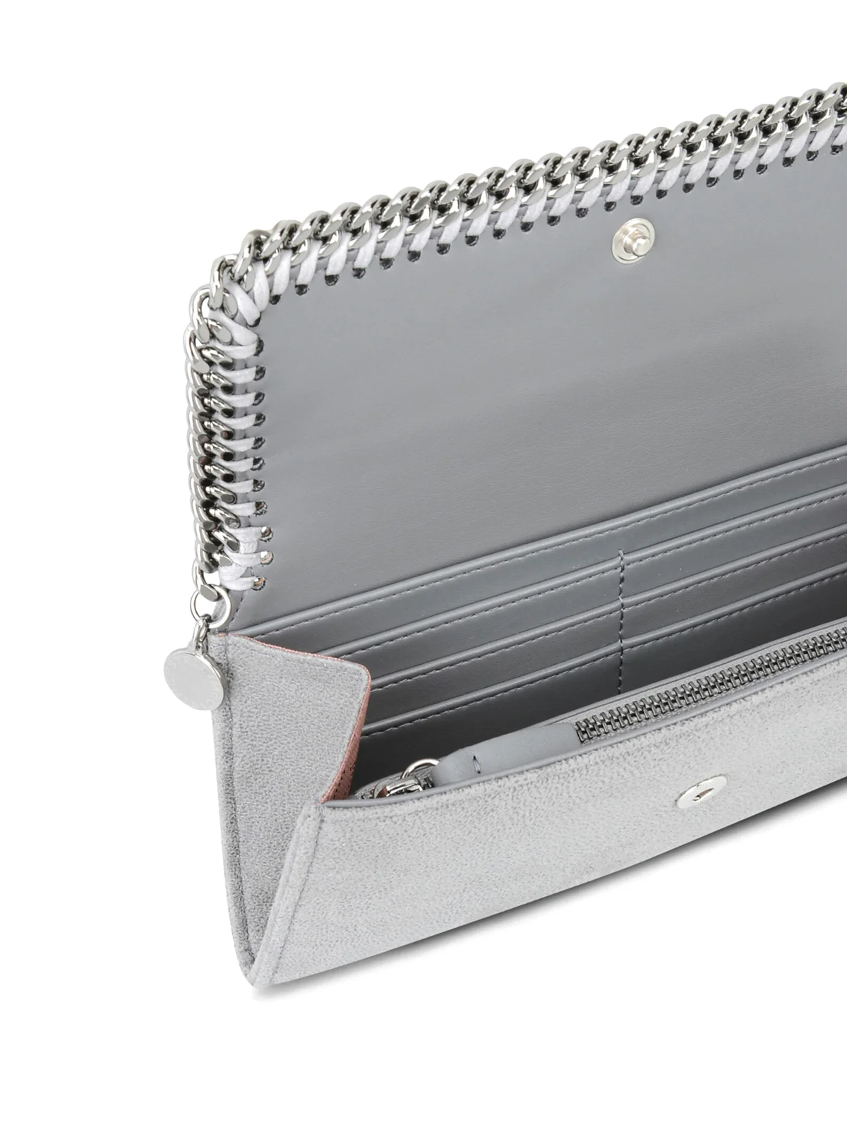 CONTINENTAL WALLET WITH FALABELLA FLAP - Image 3
