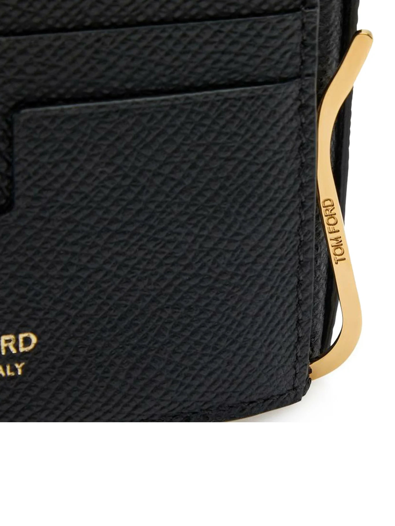 HAMMERED LEATHER WALLET WITH MONEY CLIP - Image 4